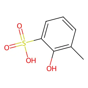 2-Hydroxy-3-methylbenzenesulfonic acid structure
