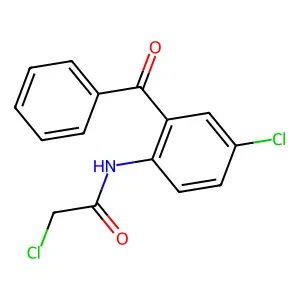 5-Chloro-2-(chloroacetamido)benzophenone structure