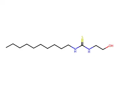 n-Decyl-n'-(2-hydroxyethyl)thiourea structure