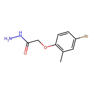 2-(4-Bromo-2-methylphenoxy)acetohydrazide structure
