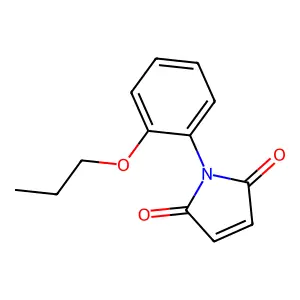 1-(2-propoxyphenyl)-2,5-dihydro-1H-pyrrole-2,5-dione structure