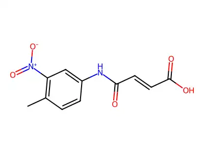 4'-Methyl-3'-nitromaleanilic acid structure