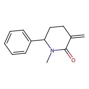 1-Methyl-3-methylidene-6-phenylpiperidin-2-one structure
