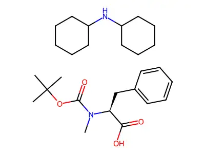 2-{[(Tert-butoxy)carbonyl](methyl)amino}-3-phenylpropanoic acid structure