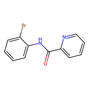 N-(2-bromophenyl)pyridine-2-carboxamide structure