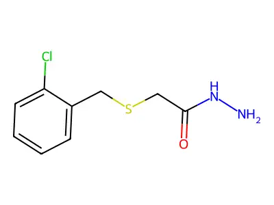 2-[(2-Chlorobenzyl)thio]acetohydrazide structure