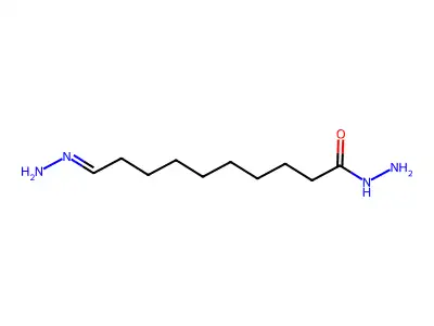 10-Hydrazinylidenedecanehydrazide structure