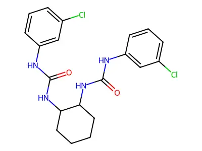 1-(3-Chlorophenyl)-3-[2-[(3-chlorophenyl)carbamoylamino]cyclohexyl]urea structure