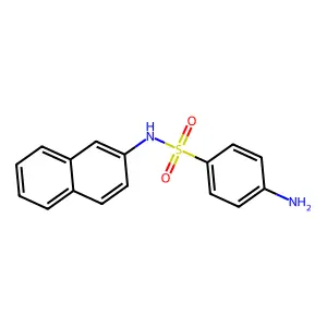 Benzenesulfonamide, 4-amino-N-2-naphthalenyl- structure