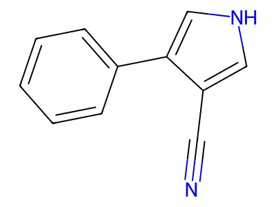 4-Phenyl-1H-pyrrole-3-carbonitrile structure