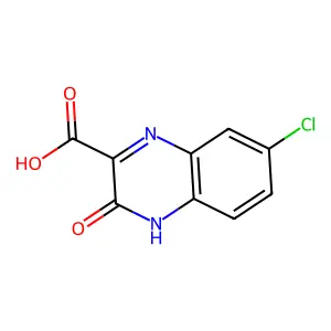 7-Chloro-3-oxo-3,4-dihydroquinoxaline-2-carboxylic acid structure
