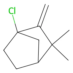 1-Chloro-2-methylene-3,3-dimethylbicyclo(2.2.1)heptane structure
