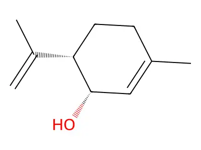 3-Methyl-6-(1-methylethenyl)-2-cyclohexen-1-ol structure