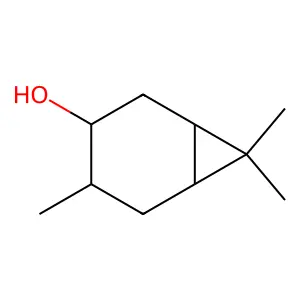 (1R-(1alpha,3alpha,4alpha,6alpha))-4,7,7-Trimethylbicyclo(4.1.0)heptan-3-ol structure