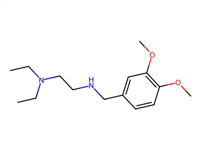N2-[(3,4-Dimethoxyphenyl)methyl]-N1,N1-diethyl-1,2-ethanediamine structure