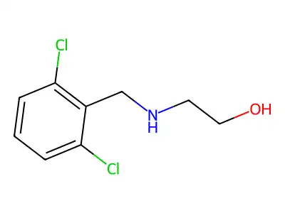 2-((2,6-Dichlorobenzyl)amino)ethanol structure