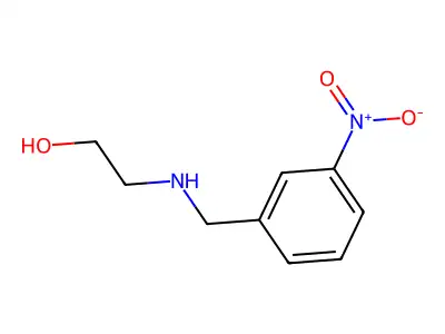 2-(3-Nitro-benzylamino)-ethanol structure
