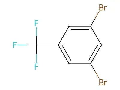1,3-Dibromo-5-(trifluoromethyl)benzene structure