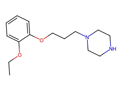 1-[3-(2-Ethoxyphenoxy)propyl]piperazine structure