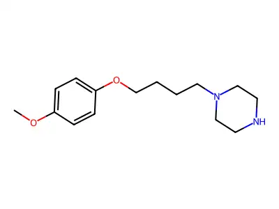 1-[4-(4-Methoxyphenoxy)butyl]piperazine structure