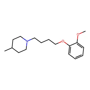 1-[4-(2-Methoxyphenoxy)butyl]-4-methylpiperidine structure