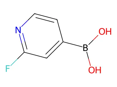 2-Fluoropyridine-4-boronic acid structure