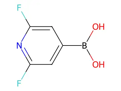 2,6-Difluoropyridine-4-boronic acid structure
