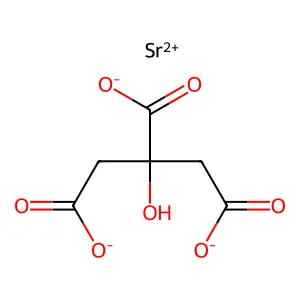 Strontium citrate structure