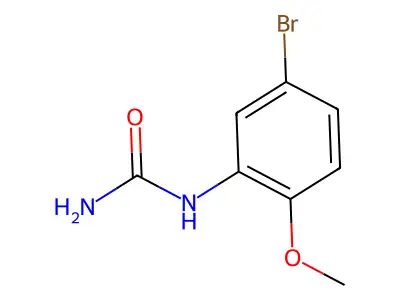 N-(5-bromo-2-methoxyphenyl)urea structure