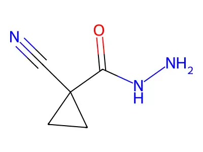 1-Cyanocyclopropanecarbohydrazide structure