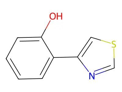 2-(1,3-Thiazol-4-yl)phenol structure