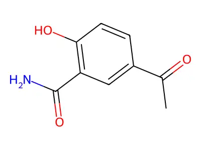 5-Acetylsalicylamide structure