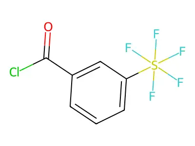 3-(Pentafluorosulfanyl)benzoyl chloride structure