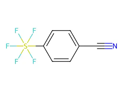 4-Cyanophenylsulfur pentafluoride structure