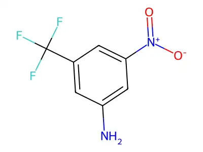 3-Nitro-5-(trifluoromethyl)aniline structure