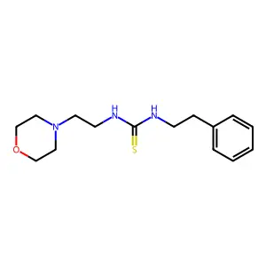 1-[2-(Morpholin-4-yl)ethyl]-3-(2-phenylethyl)thiourea structure