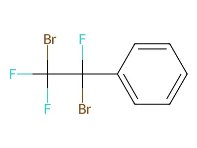 (1,2-Dibromo-1,2,2-trifluoroethyl)benzene structure