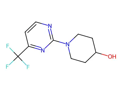 1-(4-(Trifluoromethyl)pyrimidin-2-yl)piperidin-4-ol structure