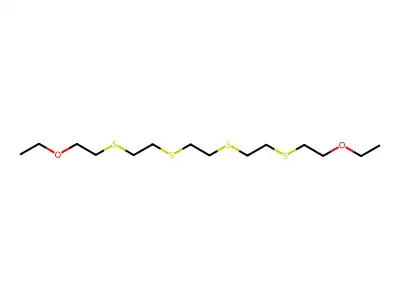 3,18-Dioxa-6,9,12,15-tetrathiaicosane structure