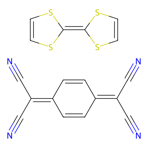 TTF - TCNQ Complex structure
