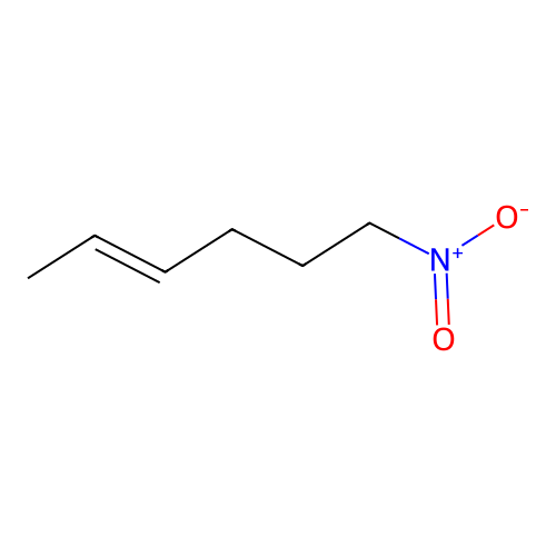 6-Nitro-2-hexene structure