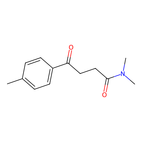 N,N-Dimethyl-4-oxo-4-(p-tolyl)butanamide structure