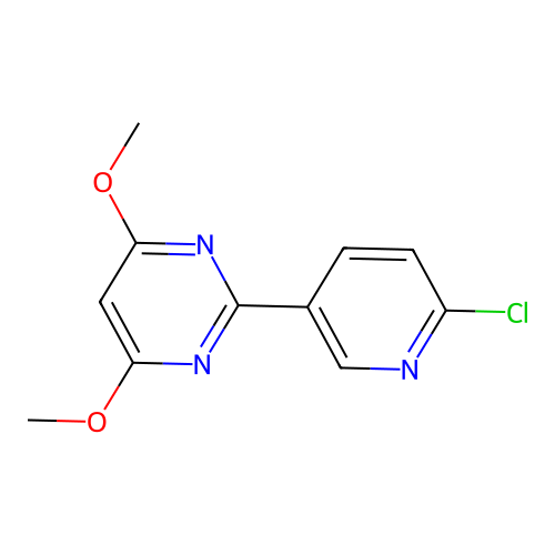 2-(6-Chloro-pyridin-3-yl)-4,6-dimethoxy-pyrimidine structure