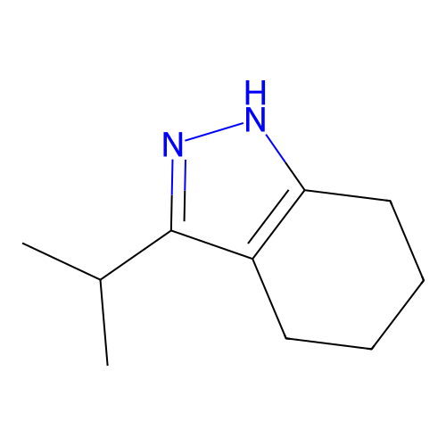 3-Isopropyl-4,5,6,7-tetrahydro-1H-indazole structure