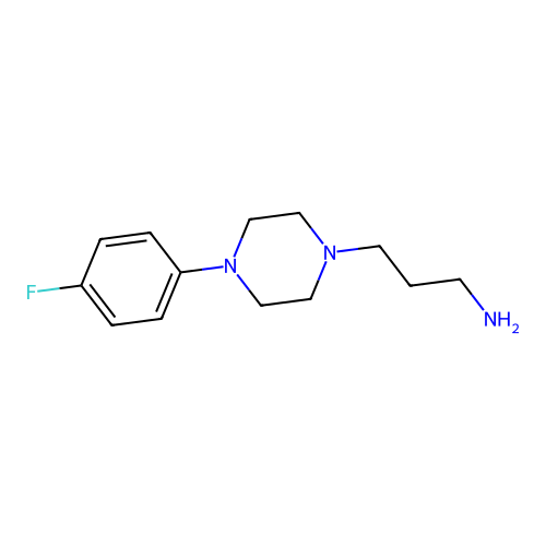 3-[4-(4-Fluorophenyl)piperazin-1-yl]propan-1-amine structure