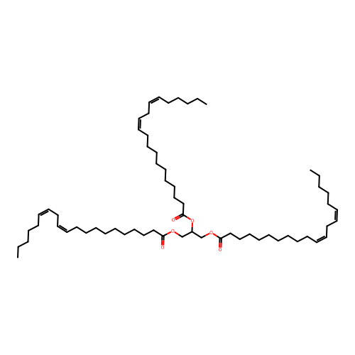 1,2,3-tri-(11Z,14Z-eicosadienoyl)-glycerol structure