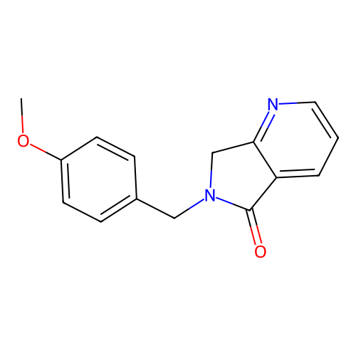 5h-Pyrrolo[3,4-b]pyridin-5-one,6,7-dihydro-6-[(4-methoxyphenyl)methyl]- structure
