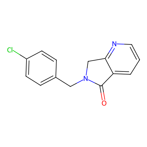 5h-Pyrrolo[3,4-b]pyridin-5-one,6-[(4-chlorophenyl)methyl]-6,7-dihydro- structure