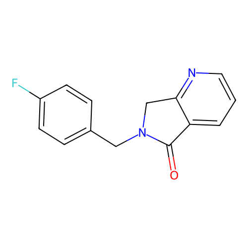 5h-Pyrrolo[3,4-b]pyridin-5-one,6-[(4-fluorophenyl)methyl]-6,7-dihydro- structure