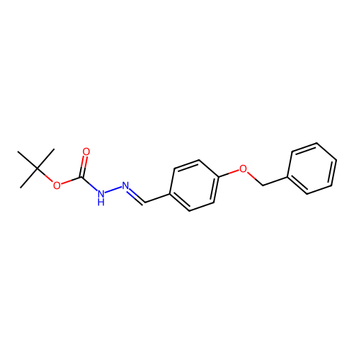 N'-[(1E)-[4-(benzyloxy)phenyl]methylidene](tert-butoxy)carbohydrazide structure